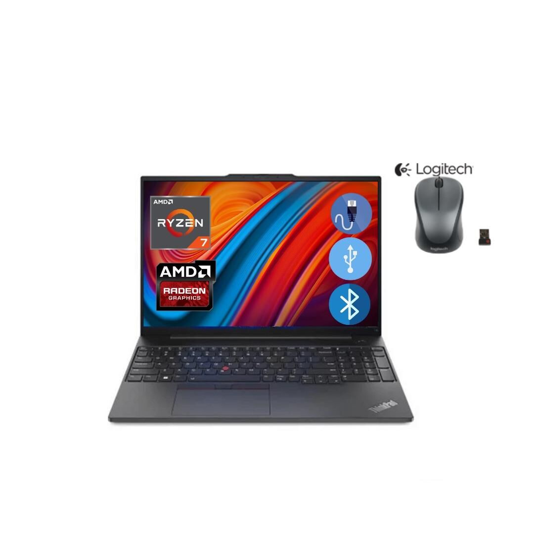 Lenovo E16 Thınkpad 21JT0017TX ATL68 RYZEN7-7730U 12GB 512 GB M.2 SSD 16'' WİN 11 PRO Notebook+ MOUSE