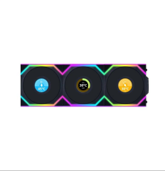 Lian Li UNI FAN REVERSE SL WIRELESS LCD 3x120mm Siyah Kasa Fanı