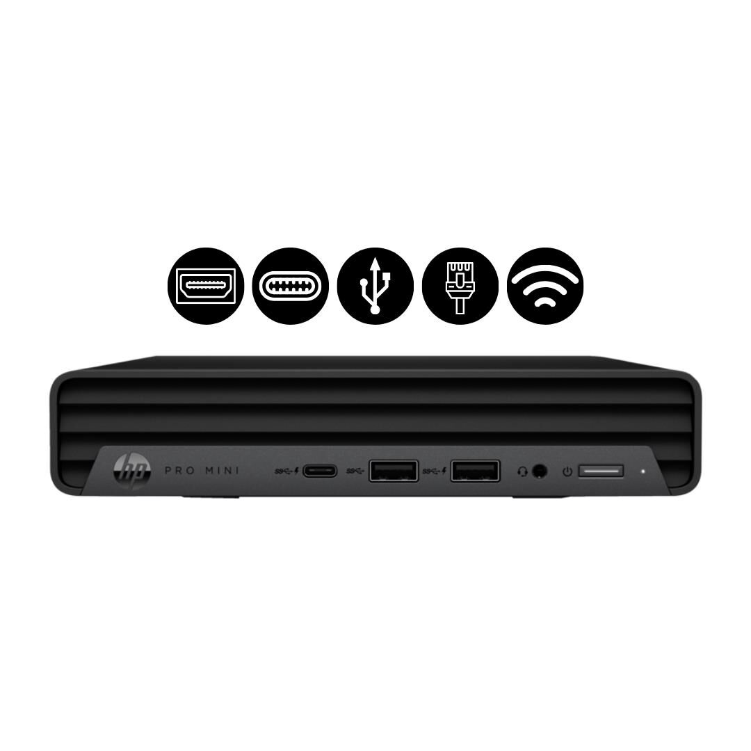HP Pro 400  i3-14100T 16GB 512GB M.2 SSD 937L3EA ATL5 Fdos  Mini Masaüstü Bilgisayar
