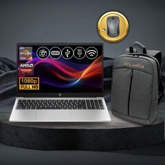 HP 255 G10 Ryzen5-7530U 16GB 1TB Nvme SSD 3C3Y9ES ATL20 O/B 15.6'' FreeDos Notebook + Çanta & Mouse