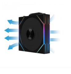Lian Li UNI FAN REVERSE TL WIRELESS 1x120mm Siyah Kasa Fanı