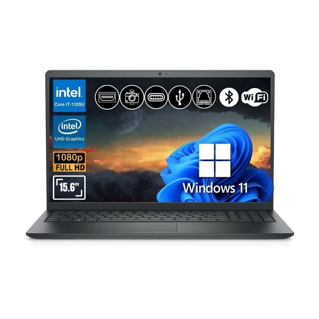 Dell Vostro 3530 i7-1355U 8GB Ram 2TB SSD 15.6'' 120 Hz FHD Win11Pro N1601PVNB3530U ATL65 Notebook