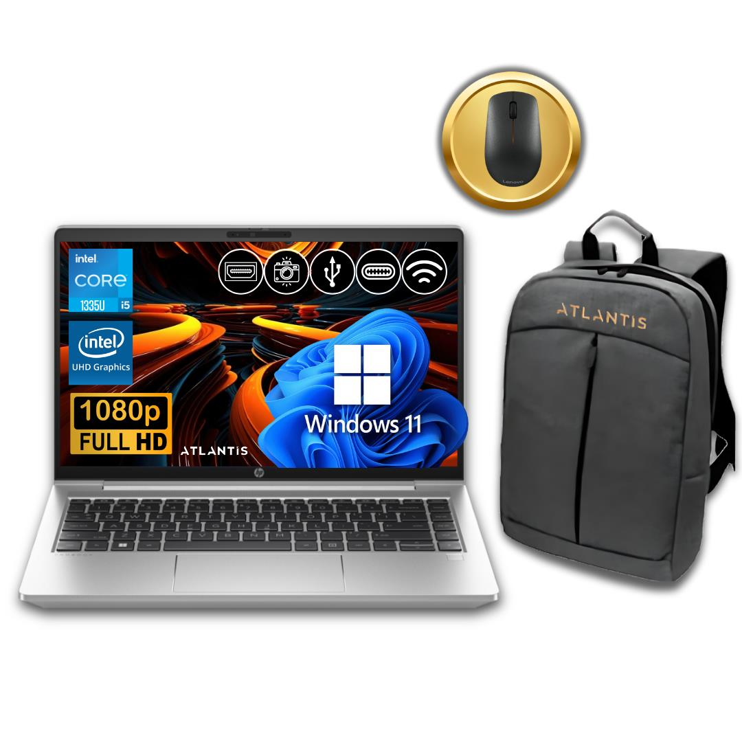 HP Probook 440 G10  İ5-1335U 16GB 1TB M.2 SSD  859Z6EA ATL26 14'' W11Pro Notebook &Çanta+Mouse