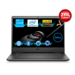 Dell Vostro 3400 Intel Core i3 1115G4 4GB 128GB SDD N4001VN3400U0001 FDos 14'' HD  Taşınabilir Bilgisayar