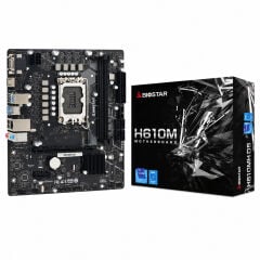 Biostar H610MH D5 DDR5 5600MHz 96GB Max M.2 HDMI VGA USB 3.2 LGA1700 12./13./14. Nesil Anakart