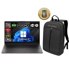 HP 255R G10 AMD Ryzen 5-7535U 24GB Ram 512GB SSD 15.6'' W11Pro Notebook D30M3ET ATL77 Çanta&Mouse Hediye