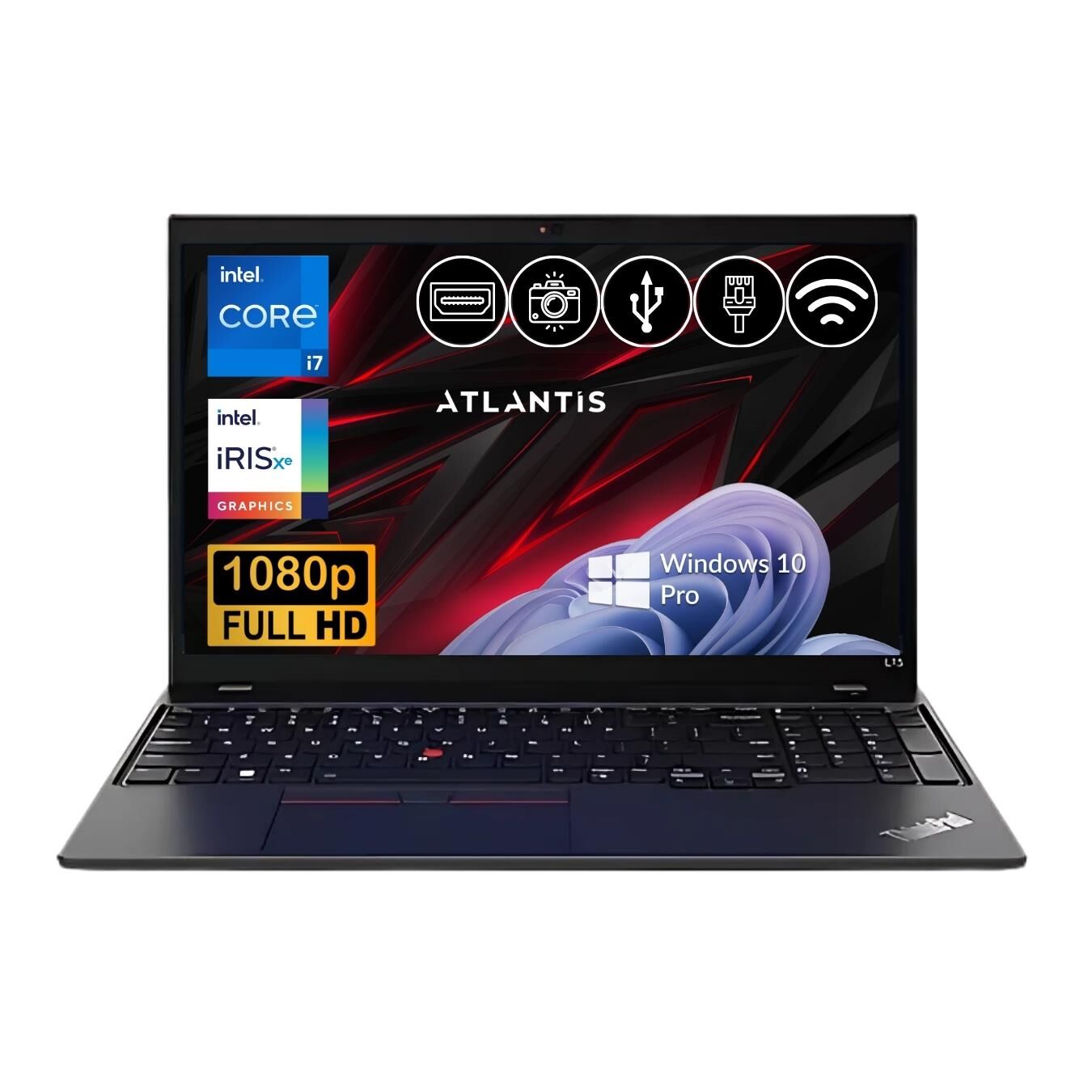 Lenovo ThinkPad L15 i7-1255U 40GB 256GB M.2 SSD 21C30074TX ATL8  15.6'' W10Pro Dizüstü Bilgisayar