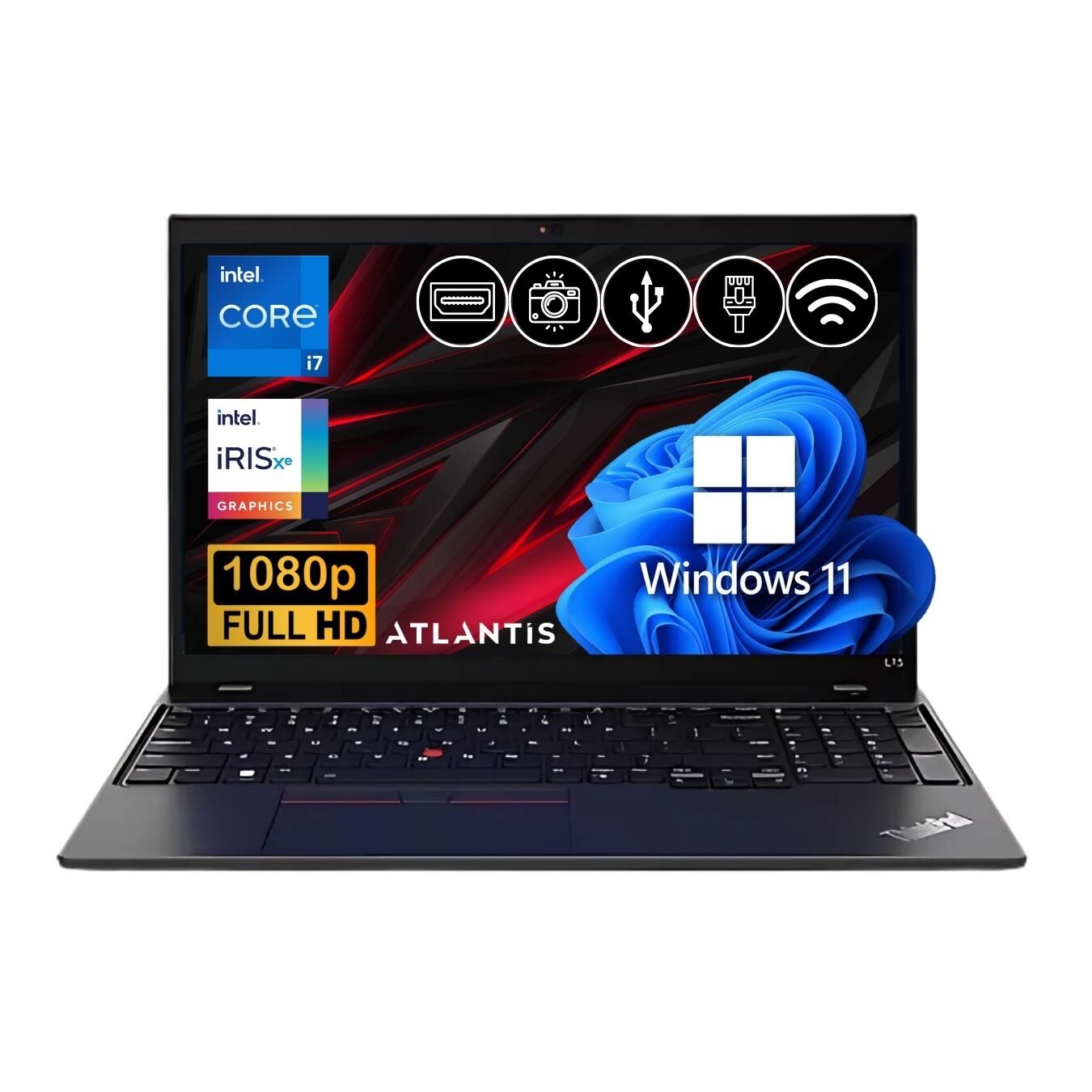 Lenovo ThinkPad L15 i7-1255U 32GB 256GB M.2 SSD 21C30074TX ATL16  15.6'' W11Pro Dizüstü Bilgisayar
