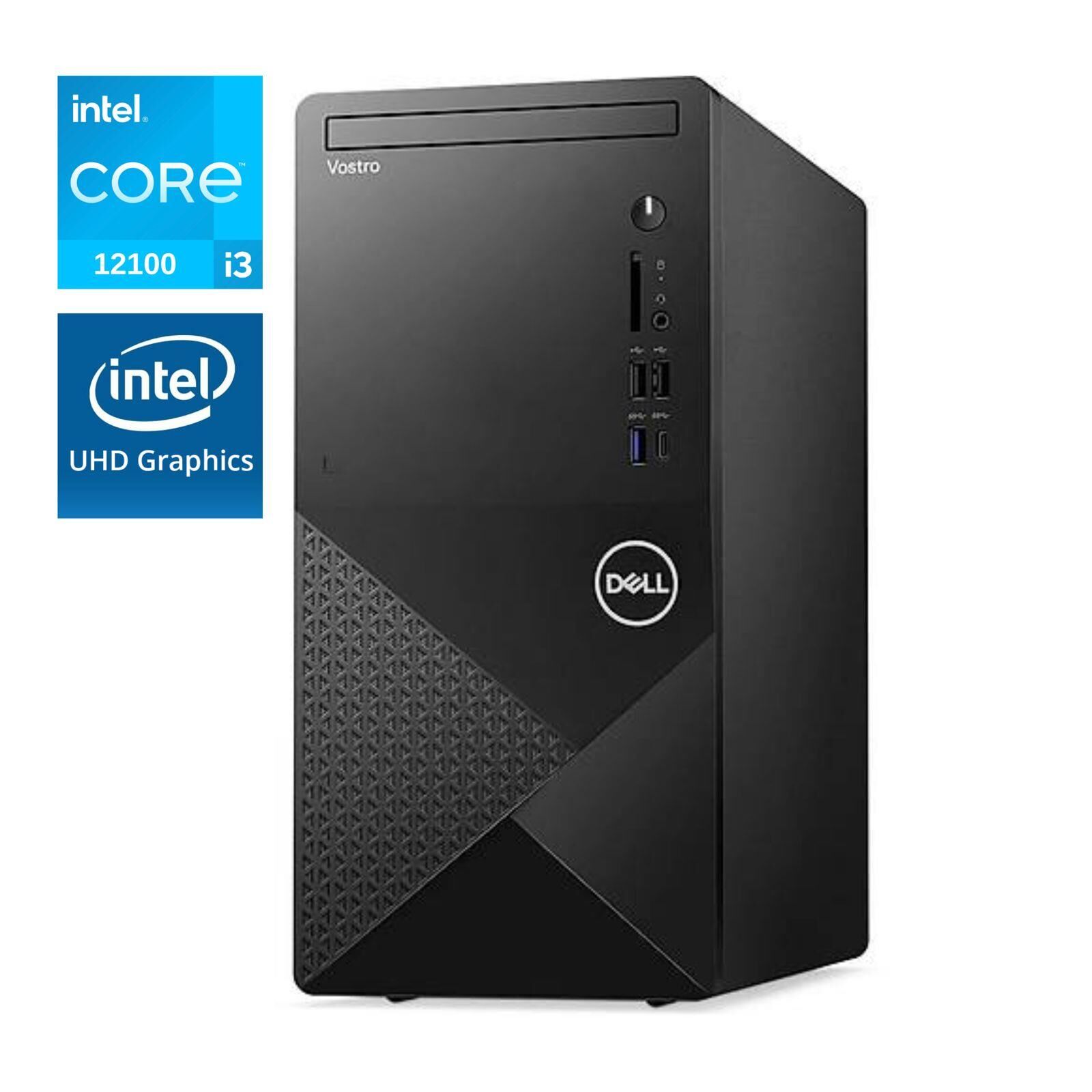 DELL PC VOSTRO 3030 I3-12100 24GB DDR5 256GB SSD N6001VDT3030MT ATL6 UHD 730 Ubuntu Masaüstü Bilgisayar