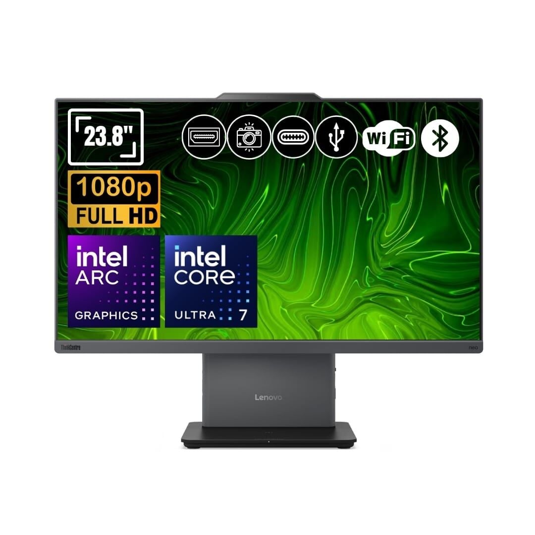 Lenovo ThinkCentre Neo 50a 13QGA000TR Ultra 7 256V 16GB 512GB SSD 23.8'' FHD IPS AI All In One