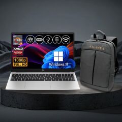 HP 255 G10 Ryzen5-7530U 24GB 2TB Nvme SSD 3C3Y9ES ATL83 O/B 15.6'' Win11Pro Taşınabilir Bilgisayar+Çanta