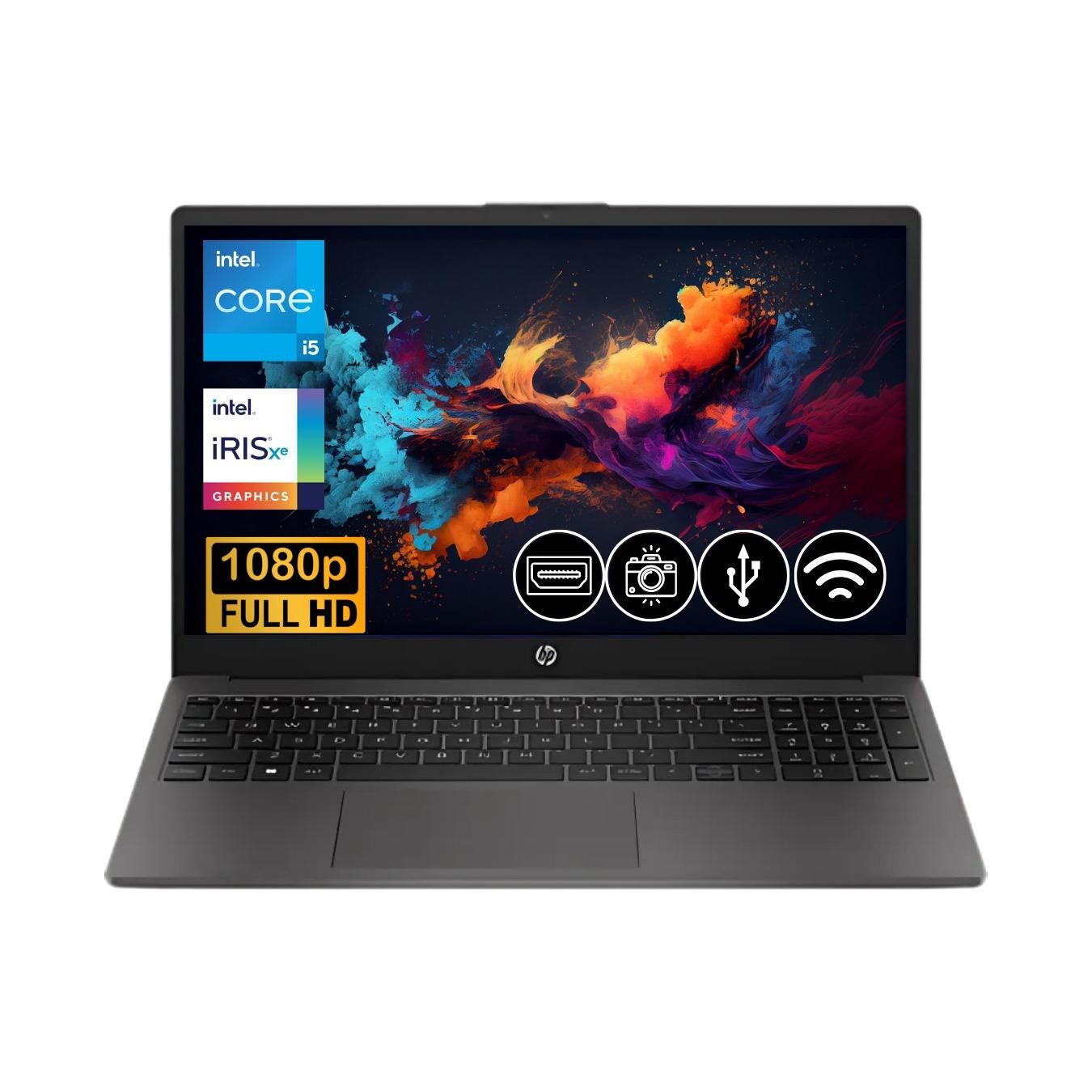 HP 250 G10 Intel Core i5 1334U 8GB 1TB M.2 SSD B2NC5ES ATL4  Fdos 15.6'' Taşınabilir Bilgisayar