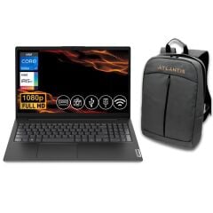 Lenovo V15  i7-1355U 16GB 512GB M.2 SSD 83A100KXTR ATL37  15.6'' Fdos Notebook +Çanta
