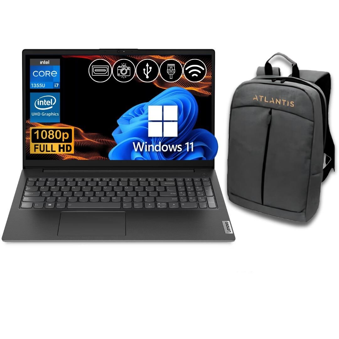 Lenovo V15  i7-1355U 8GB 512GB M.2 SSD 83A100KXTR ATL49  15.6'' W11Pro Notebook +Çanta