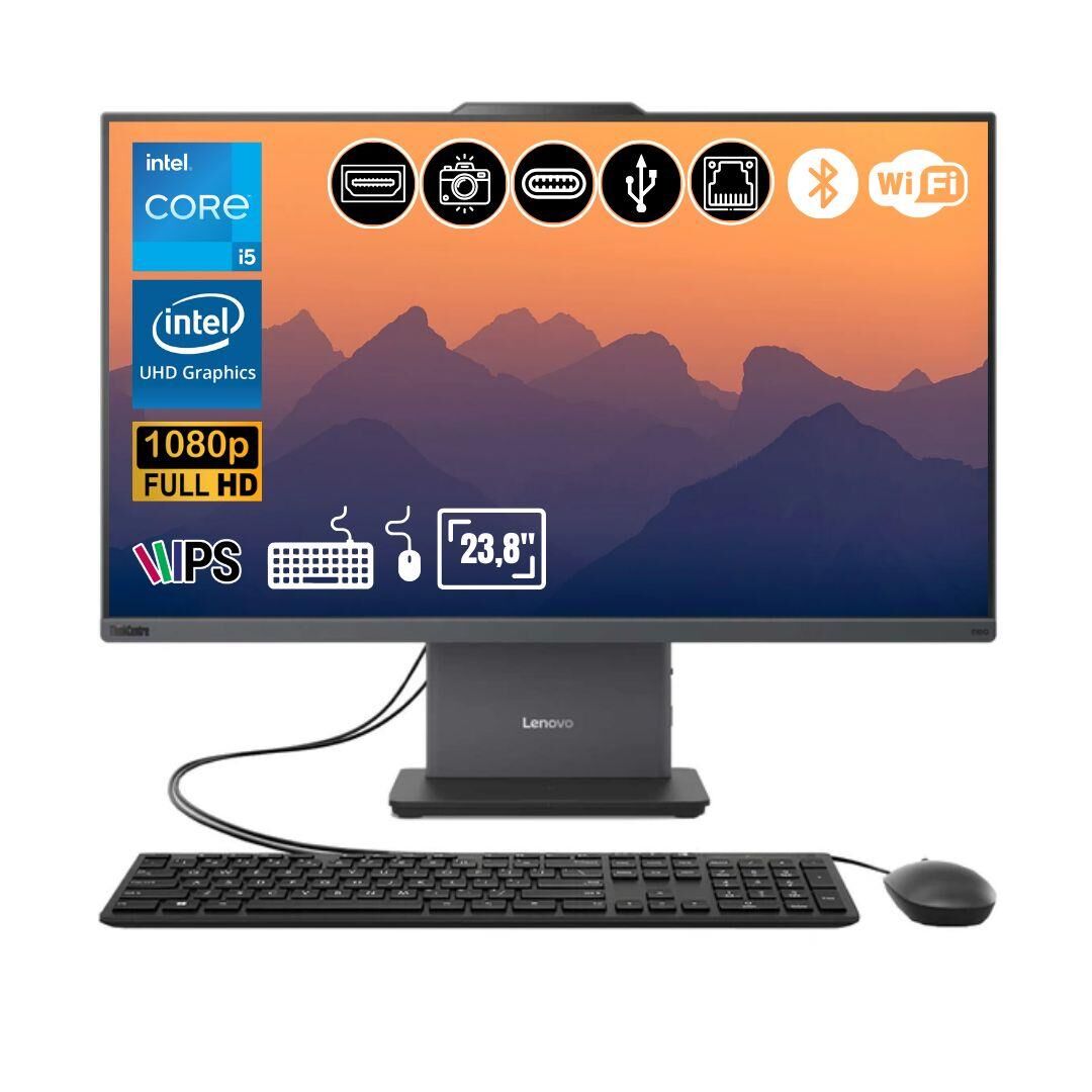 Lenovo Thinkcentre Neo 50A 24 Gen5 I5-13420H 64GB 1TB SSD 23.8'' Fdos All in One 12SCA079TR ATL16