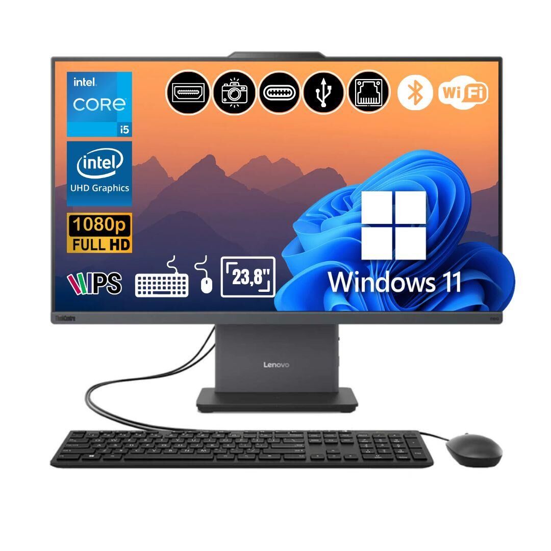 Lenovo Thinkcentre Neo 50A 24 Gen5 I5-13420H 8GB 1TB SSD 23.8'' W11Pro All in One 12SCA079TR ATL20