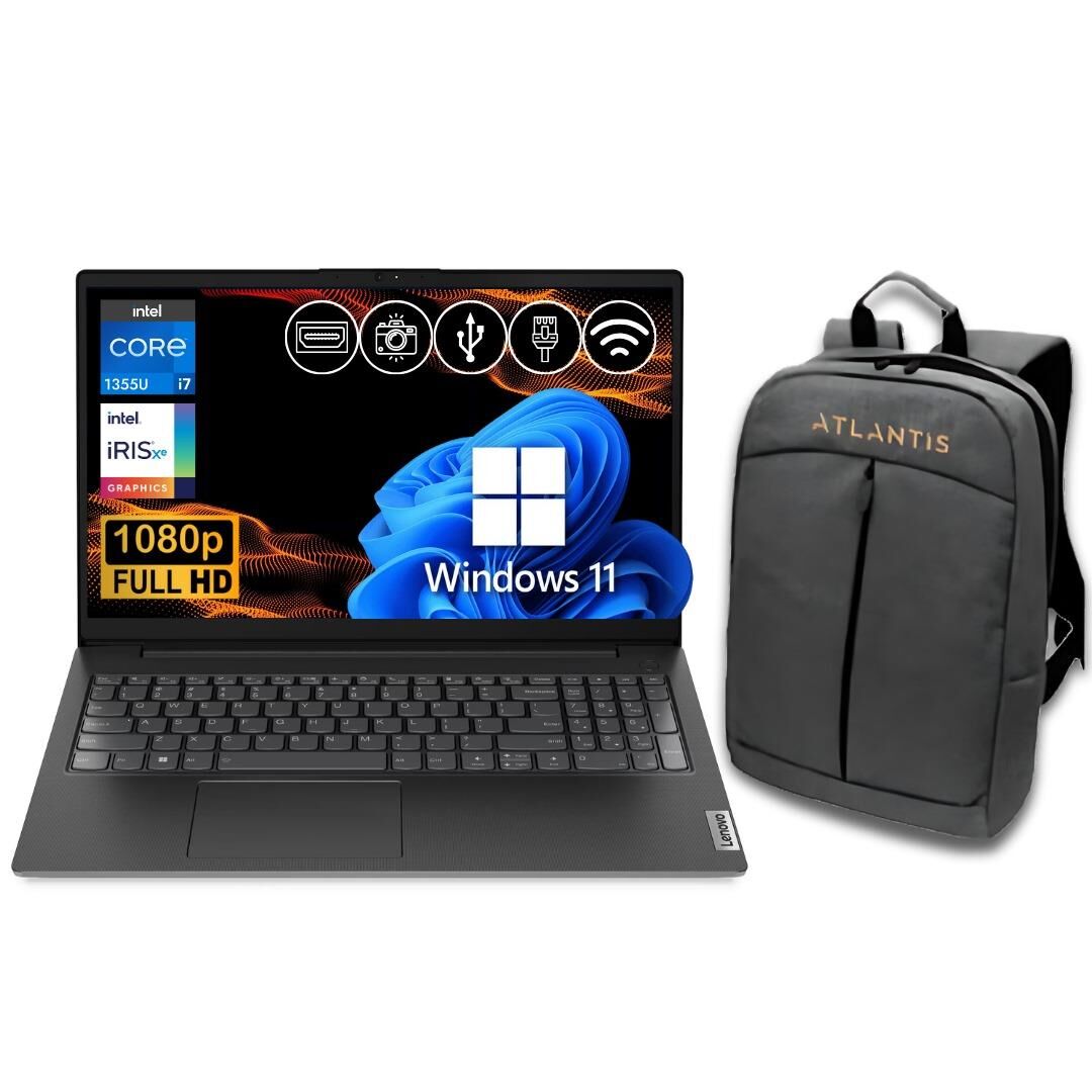 Lenovo V15  i7-1355U 16GB 512GB M.2 SSD 83A100KXTR ATL53  15.6'' W11Pro Notebook +Çanta