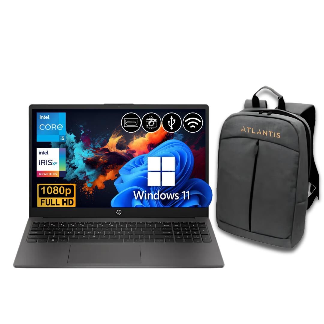 HP 250 G10 i5 1334U 32GB 512GB M.2 SSD B2NC5ES ATL92 W11Pro 15.6'' Notebook+Çanta &Mouse