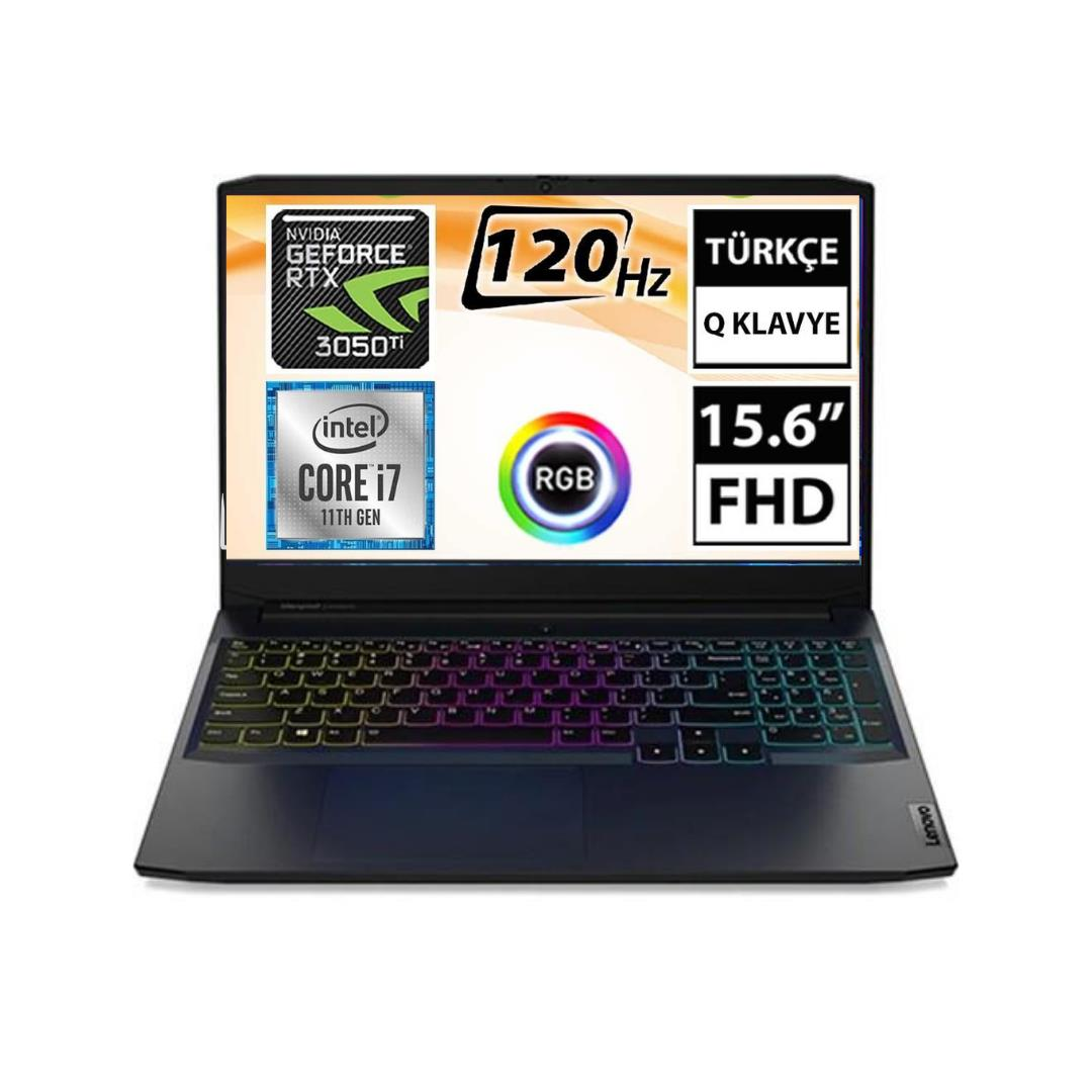 Lenovo Ideapad Gaming 3 82K101J1TX0Z1 I7-11370H 16GB 1TB+256GB SSD 4gb GTX1650 15.6 W10 PRO
