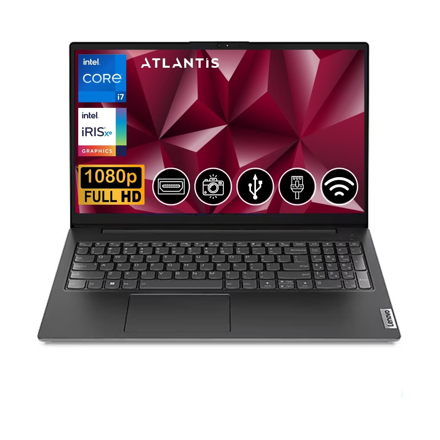 Lenovo V15 G3 IAP  i7-1255U 24GB 1TB M.2 SSD 82TT00QPTX ATL10 15.6'' Fdos Dizüstü Bilgisayar