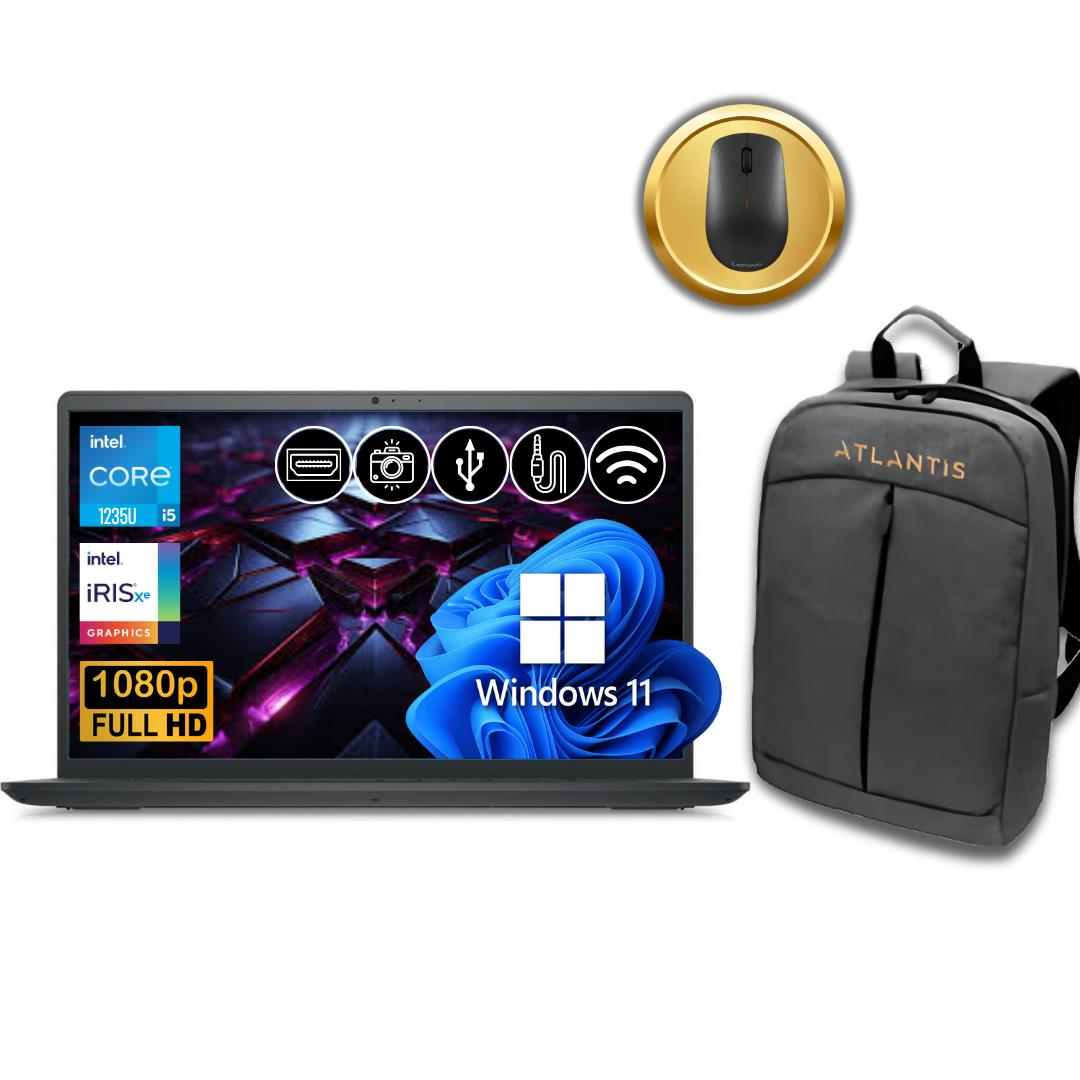 DELL Inspiron 3520 İ5-1235U 24GB 1TB M.2 SSD I35201003U ATL41 15.6'' W11Pro Notebook+Çanta&mouse