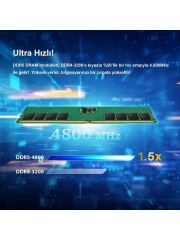 Transcend 16GB(1x16GB) 4800Mhz DDR5 RAM CL40 SODIMM JM4800ASE-16G