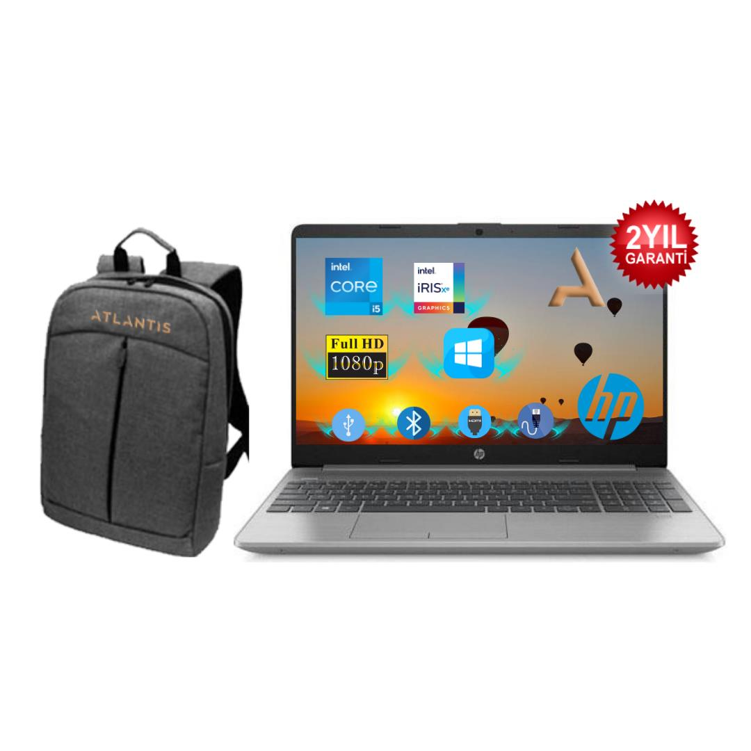 HP 250 G8 i5-1135G7 8GB 256 GB SSD 853U8ES141 W10Pro 15.6'' Full HD Taşınabilir Bilgisayar +Çanta