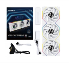 Lian Li UNI FAN TL WIRELESS LCD 3x120mm Beyaz Kasa Fanı