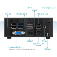 ASUS PN42-SN0285AV ATL8 Intel Processor N100 16GB DDR4 128GB M.2 SSD W11Pro Mini Masaüstü Bilgisayar