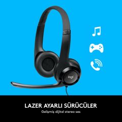 LOGITECH H390 MİKROFONLU KULAKLIK 981-000406