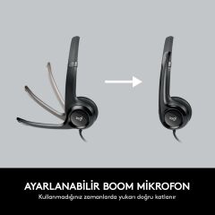 LOGITECH H390 MİKROFONLU KULAKLIK 981-000406