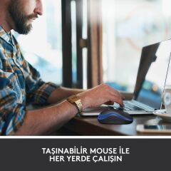 LOGITECH M185 NANO KABLOSUZ BLUE (910-002236)