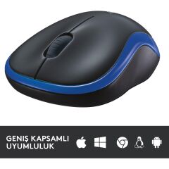 LOGITECH M185 NANO KABLOSUZ BLUE (910-002236)