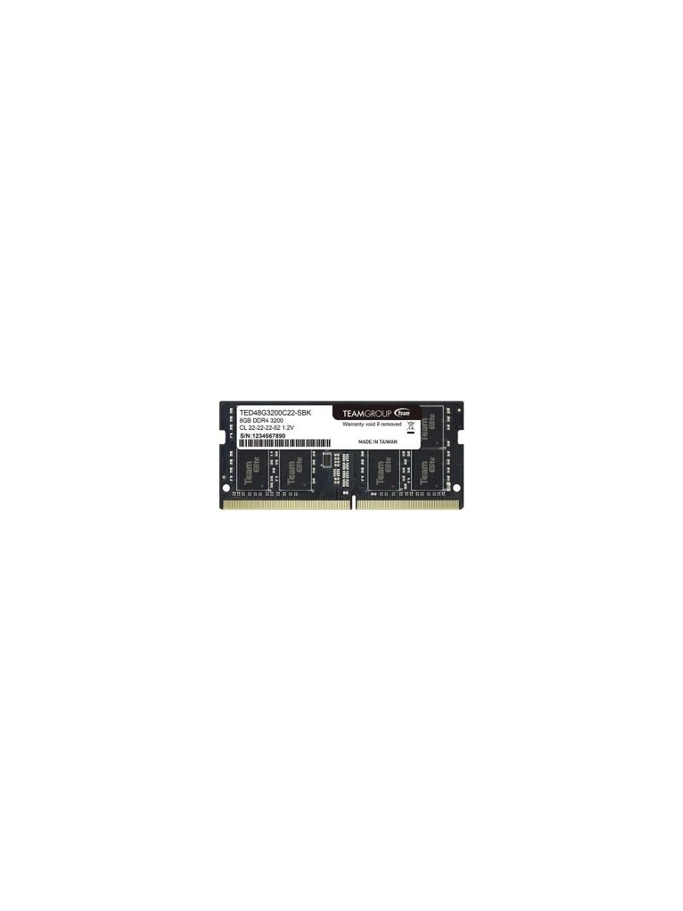 TEAM Elite 16gb Ddr4 3200mhz Cl22 Ted416g3200c22-s01 Sodimm Ram