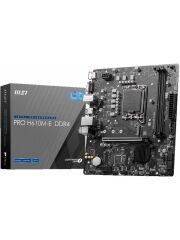 MSI PRO H610M-E DDR4 1700P DDR4 SES GLAN HDMI/VGA SATA3 USB3.2 mATX.