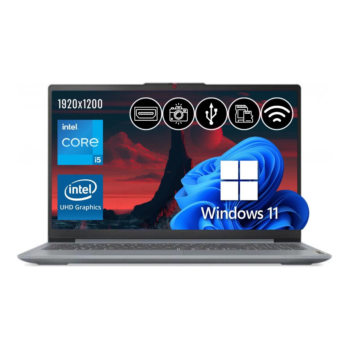 Lenovo Ideapad Slım 3  I5-12450H 8GB 1TB M.2 SSD 83ES0033TR ATL6 16'' W11Pro Taşınabilir Bilgisayar