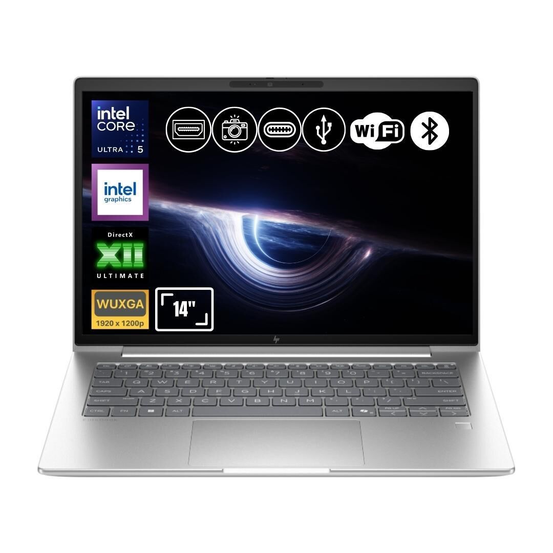 Hp Elıtebook 6 Aı G1i CV0G0ET U5-225U 16GB 256GB SSD 14'' W11PRO Taşınabilir Bilgisayar