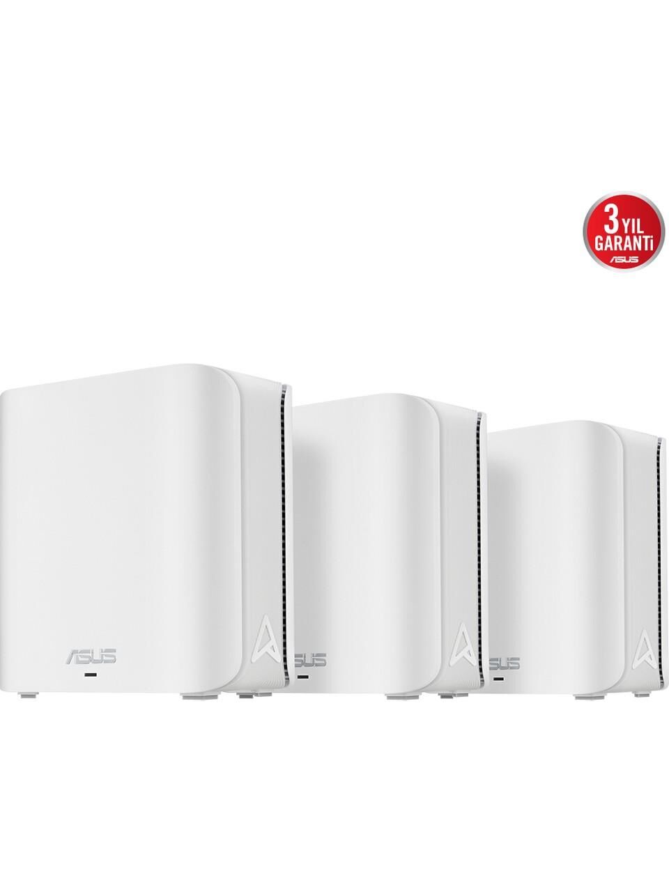 Asus Zenwifi Bd4 BE3600 Wifi7 Dual-Band Kablosuz Mesh Sistemi (Beyaz, Üçlü Paket)