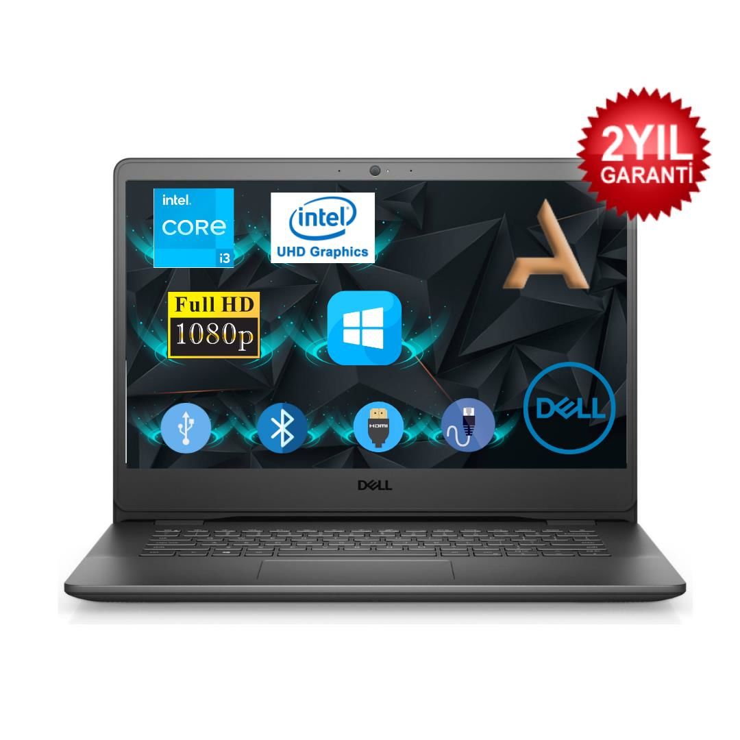 Dell Vostro 3400 Intel Core i3 1115G11 12GB 512GB SDD 1TB HDD N4001VN3400U0056 W11Pro 14'' HD Notebook