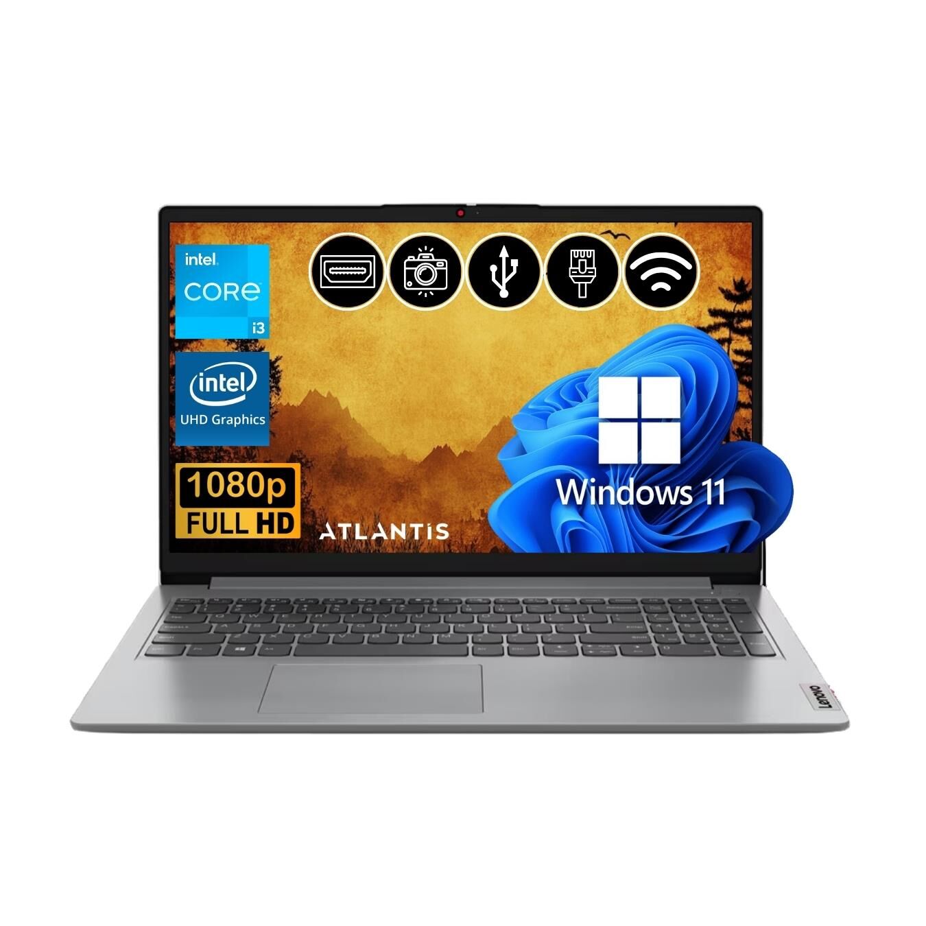 Lenovo IdeaPad 1 15IAU7  İ3-1215U  16GB 256GB M.2 SSD 82QD00H0TXATL21 15.6''  W11Pro Taşınabilir Bilgisayar