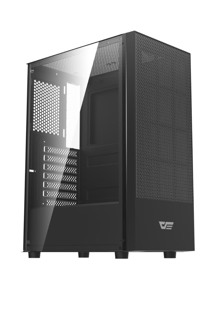 AIGO DS900 Siyah GP-750W 80+ Non-Modular Bronze (4 Adet*DM20 Fan) Argb Mid Tower Boş Oyuncu Kasası