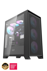 AIGO DRX70 MESH SİYAH RENK  DRX70  MESH (4 ADET*C7 FANS) 1 ADET*750W PSULU