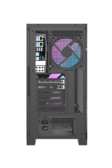 AIGO DRX70 MESH SİYAH RENK  DRX70  MESH (4 ADET*C7 FANS) 1 ADET*750W PSULU