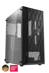 AIGO DK352 ATX SİYAH RENK - DK352 ATX (4 ADET*CL6 FANS) 1 ADET*650 PSULU