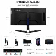 Lenovo Legion R34W-30 34 Inç 0.5 Ms 180 Hz Wqhd Curved Monitör 67C7GACBTK