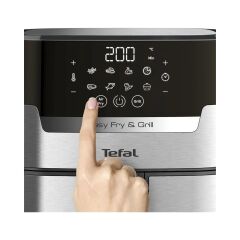 TEFAL EY505D Easy Fry & Grill Precision+ Yağsız Fritöz Airfryer, Hava ile Kızartma & Izgara