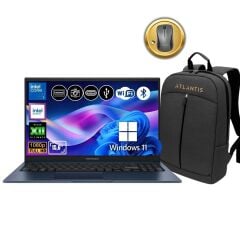 Asus Vivobook 15 X1504VA-BQ4101 ATL41 Intel Core 5 120U 16GB Ram 512GB SSD Win11Pro 15.6'' Notebook + Çanta&Mouse