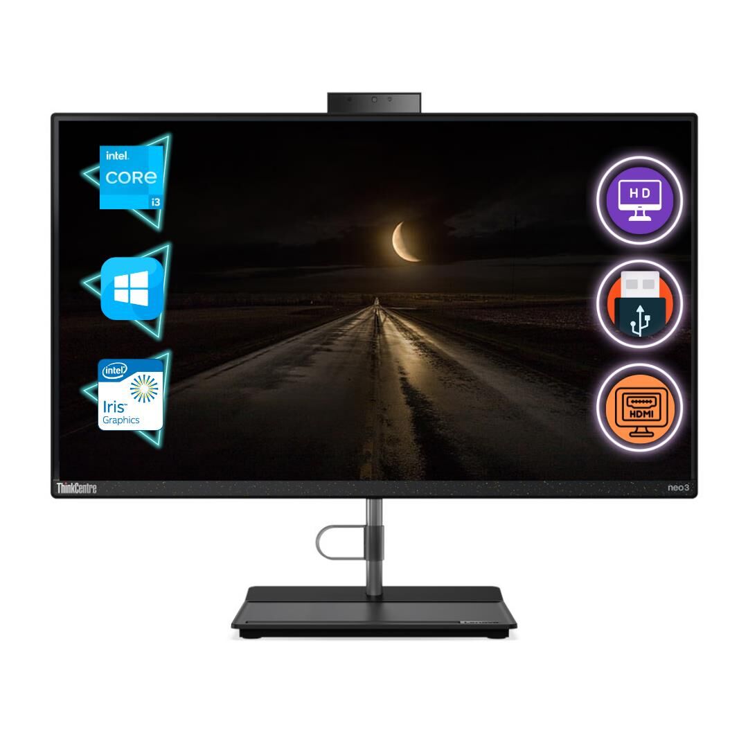 Lenovo Thinkcentre Neo 30A Intel  i3 1220P 32GB 1TB SSD Win10Home 21.5'' FHD All In One 12B10045TXZ43