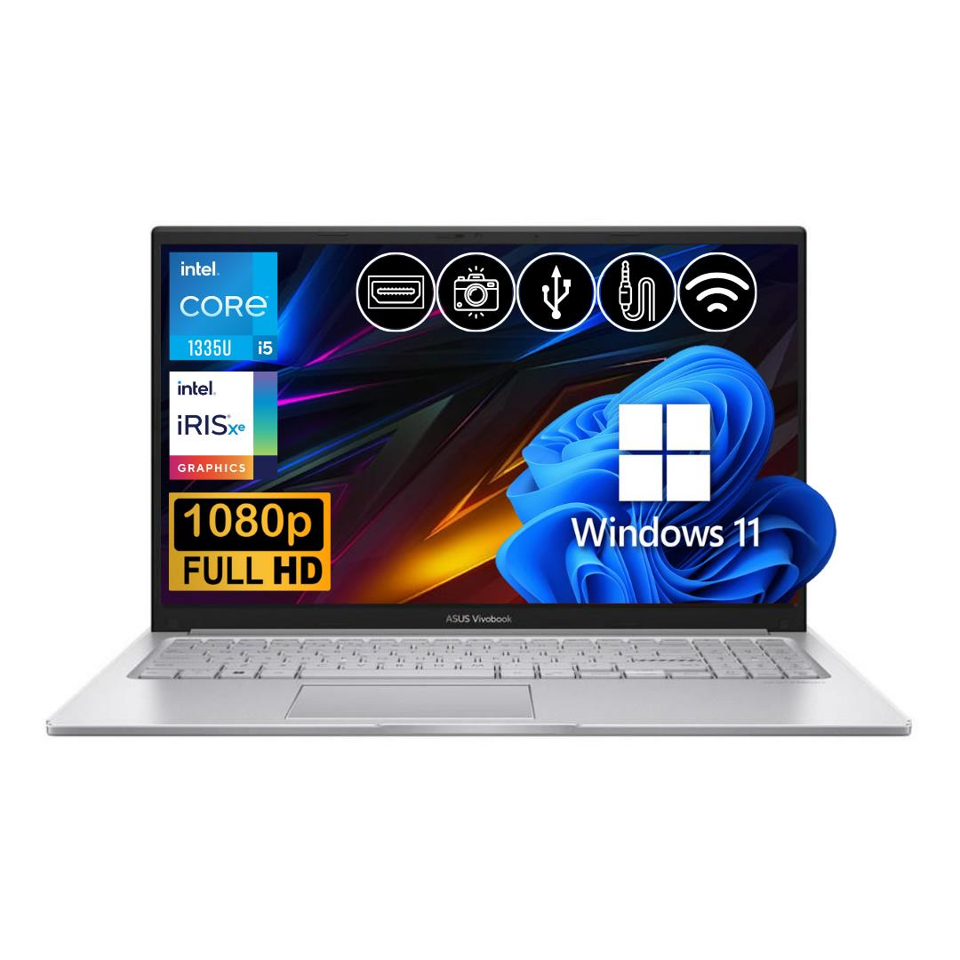 Asus Vivobook I5-1335U 24GB 256GB M.2 SSD X1504VA-NJ1424  ATL24 15.6'' W11Pro Taşınabilir Bilgisayar