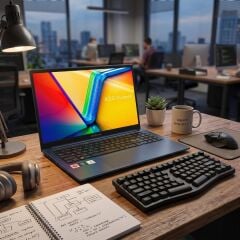 Asus Vivobook 15 X1504VA-BQ4101 ATL25 Intel Core 5 120U 8GB Ram 512GB SSD Freedos 15.6'' Notebook + Çanta&Mouse